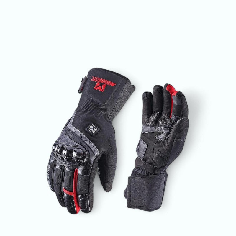 Raisin Black / S Gants Chauffants Moto Homme Renforcés