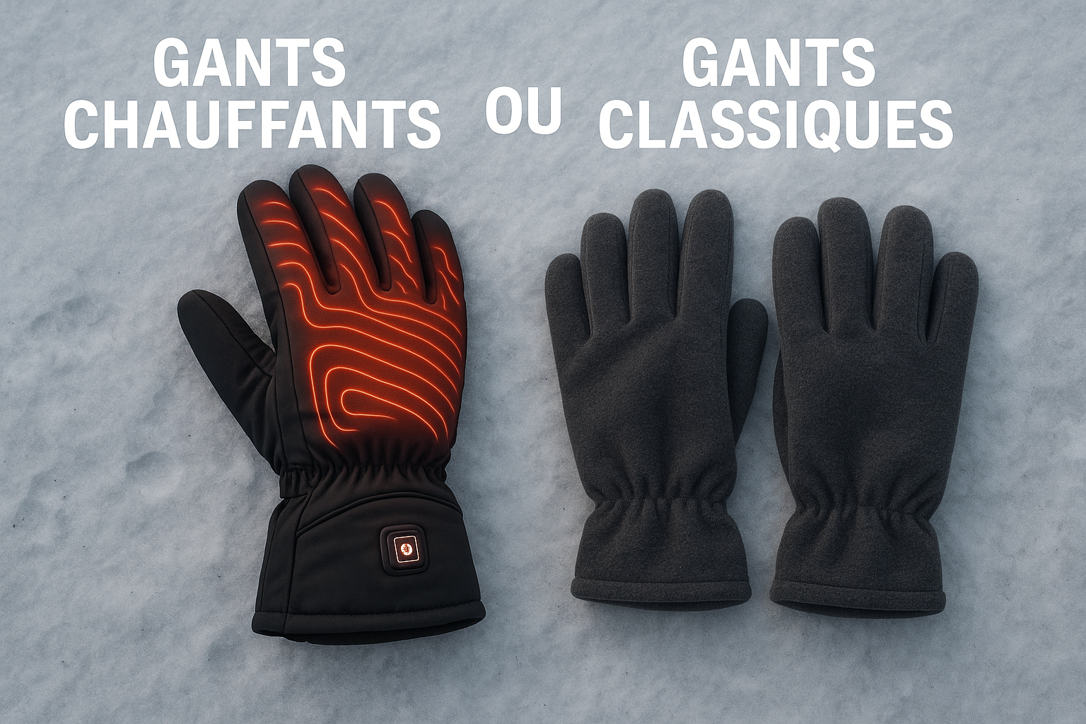 Gants chauffants ou gants classiques : lequel protège le mieux du froid ?