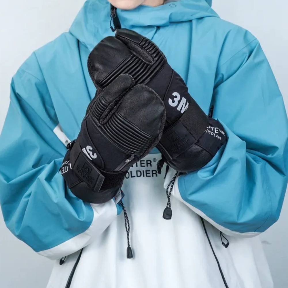 Gants Ski 3 Doigts Thermiques